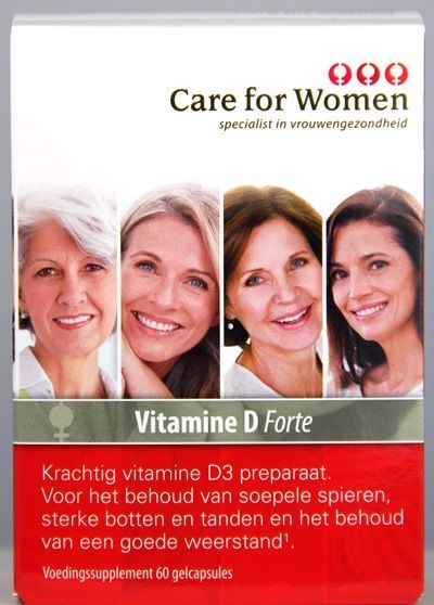 Vitamine D Forte 60 capsules - Care For Women