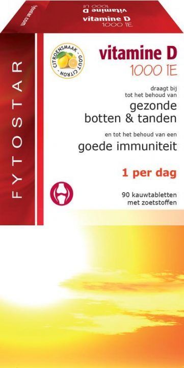 Vitamine D 90 kauwtabletten - Fytostar