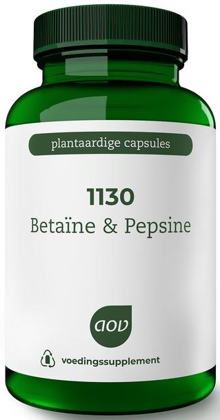 1130 Betaine en Pepsine 120 capsules - AOV