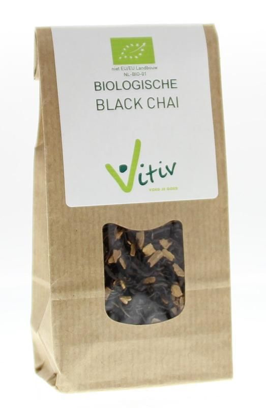 Biologische Black Chai thee 50 gram - Vitiv