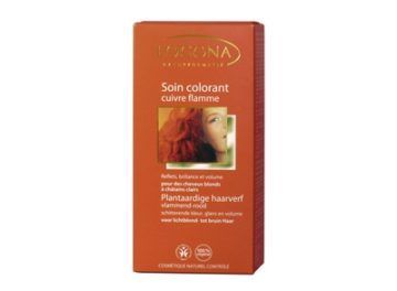 Logona Haarverf Vlammenrood, 100 gram