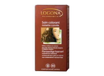 Logona Haarverf Notenbruin-Kastanje, 100 gram