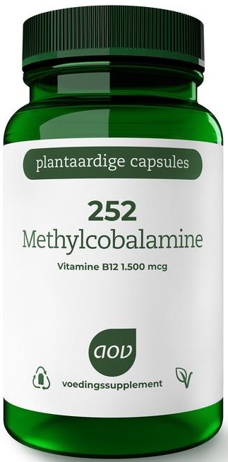 252 Methylcobalamine Vitamine B12 60 capsules - AOV