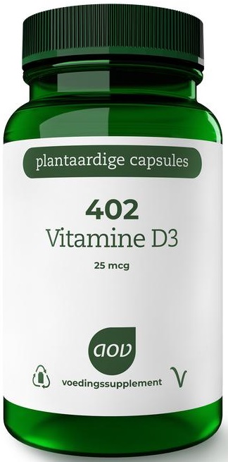 402 Vitamine D3 25 mcg 60 capsules - AOV