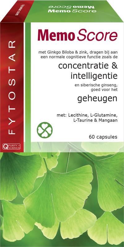 Memo Score Geheugenformule 60 capsules - Fytostar