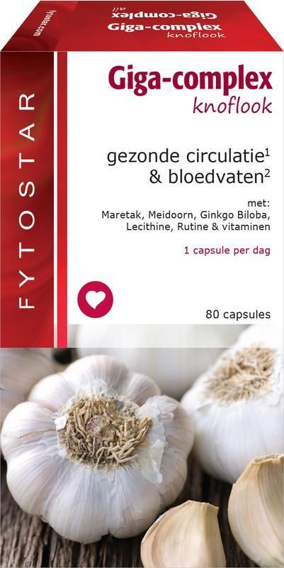 Giga Complex Knoflookformule 80 capsules - Fytostar
