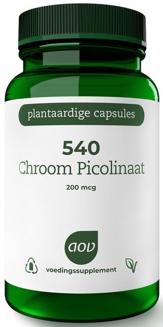 540 Chroom Picolinaat 200 mcg 60 capsules - AOV