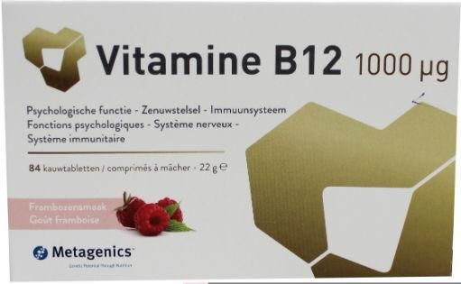 Vitamine B12 1000 mcg 84 kauwtabletten - Metagenics