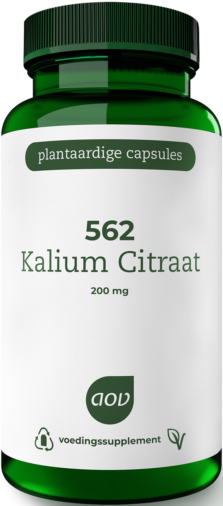 562 Kalium Citraat 200 mg 100 capsules - AOV