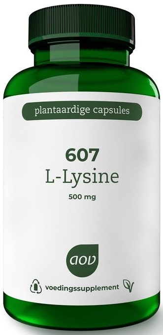 607 L-Lysine 500 mg 90 capsules - AOV