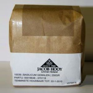 Basilicum Gemalen, 250 gram, Jacob Hooy