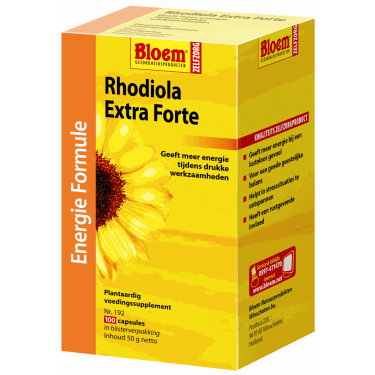Rhodiola Extra Forte 100 capsules, Bloem