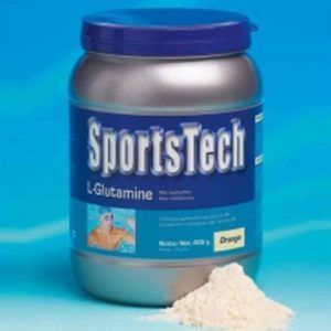 L-Glutamine Orange, 400 gram, SportsTech