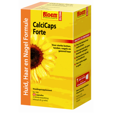 CalciCaps Forte HuidHaarNagel Formule 45 capsules, Bloem