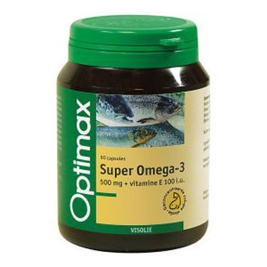 Super Omega-3 500mg+ vitamine E100 i.u., 90 capsules, Optimax