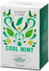 Kruidenthee Cool Mint, 15 builtjes, Higher Living