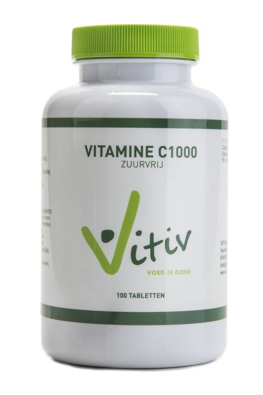 Vitamine C 1000 Zuurvrij 100 tabletten - Vitiv