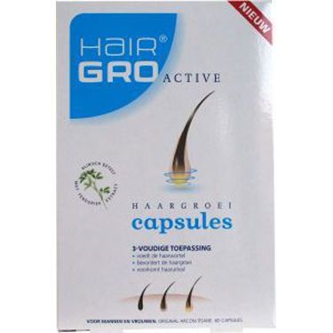Active Haargroei Bevorderend 60 capsules - Hairgro (Liberty)