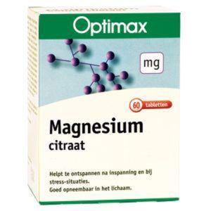 Magnesium Citraat, 60 tabletten, Optimax