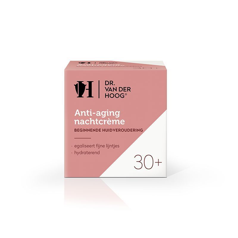 Nachtcreme Anti Aging 30+ 50 milliliter - DR vd Hoog