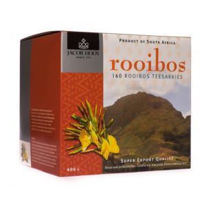 Rooibosthee Jubileum Doos 160 theezakjes 400 gram - Jacob Hooy