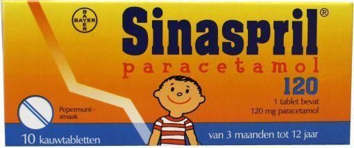 Sinaspril 120 mg 10 kauwtabletten - Sinaspril