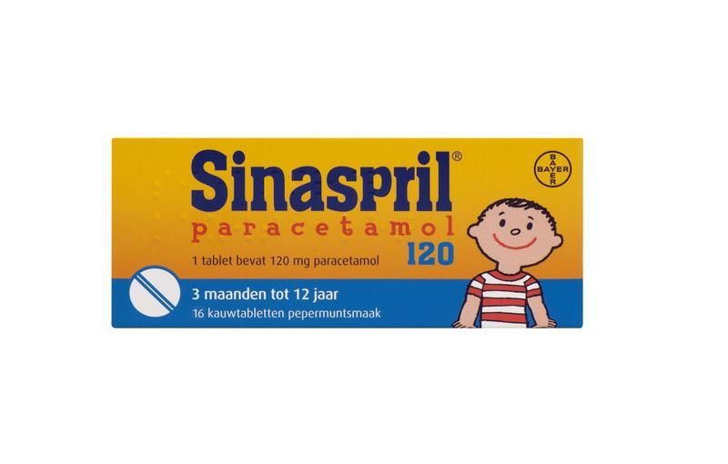 Sinaspril 120 mg 16 kauwtabletten - Sinaspril