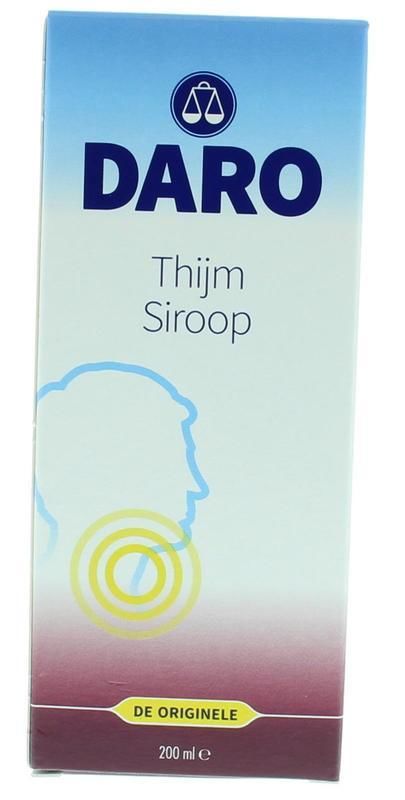 Thijmsiroop 200 milliliter - Daro