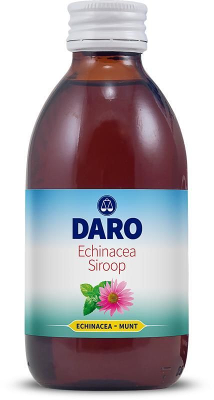 Keelsiroop Echinacea & Munt 200 milliliter - Daro