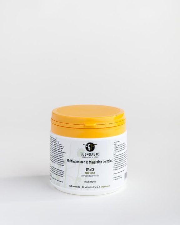 Multivitaminen Complex Hond & Kat 250 gram - Groene Os