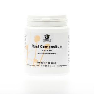 Rust Compositum Hond & Kat, 125 gram - Groene Os