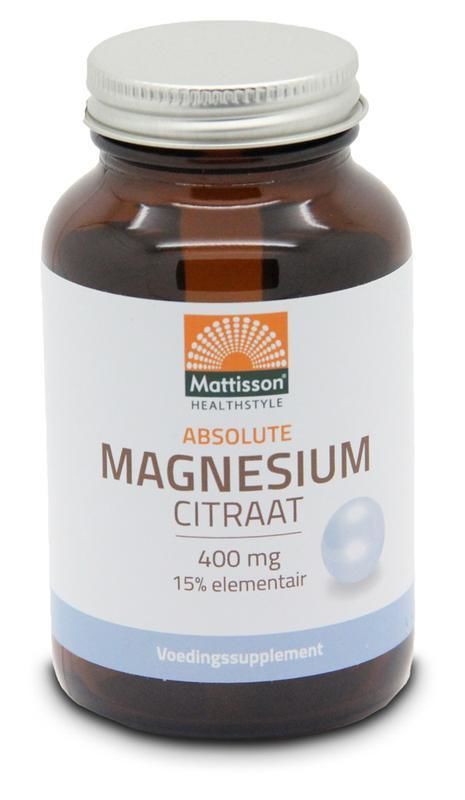 Absolute Magnesium Citraat 400 mg 60 vegetarische capsules - Mattisson