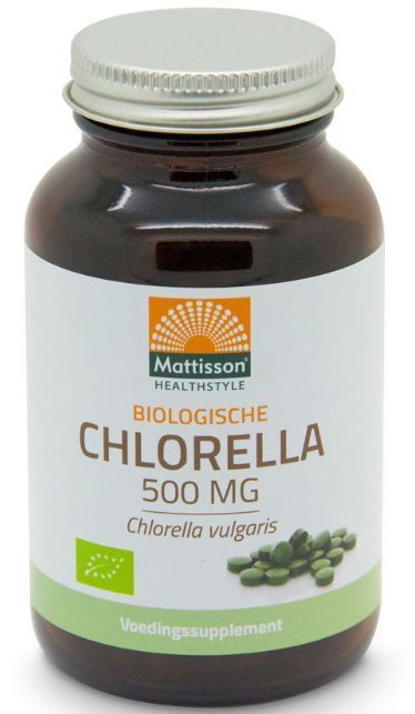 Chlorella 500 mg Biologisch 240 tabletten - Mattisson