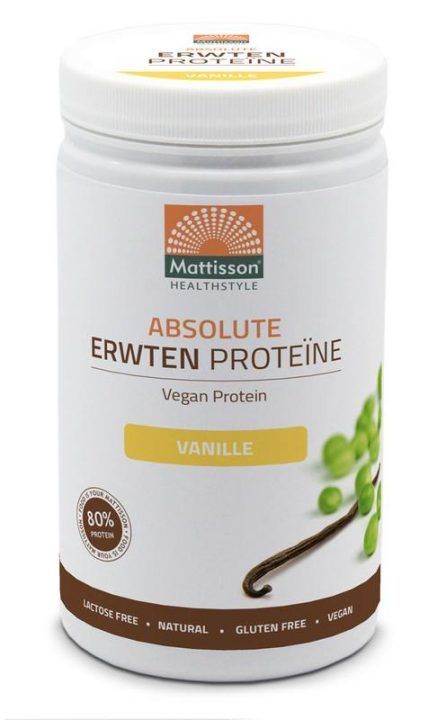 Absolute Erwten Proteïne Poeder Vanille 350 gram - Mattisson