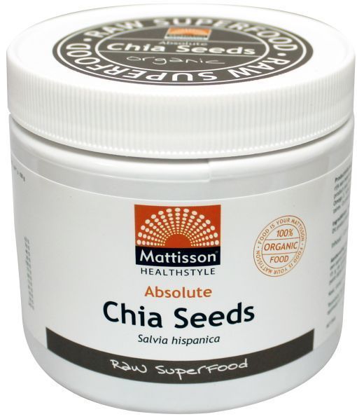 Absolute Chia Seeds Raw Bio 250 gram - Mattisson