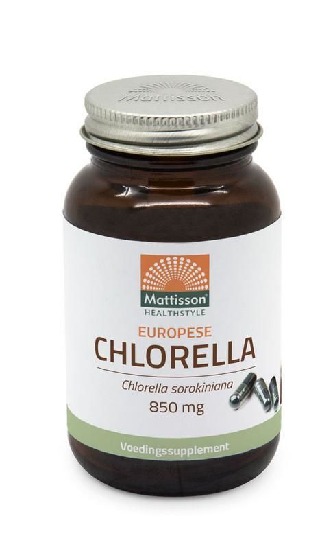Absolute Chlorella 850 mg Europese 90 vegetarische capsules - Mattisson
