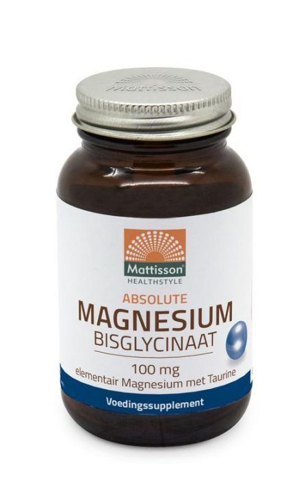 Magnesium Bisglycinaat 100 mg Taurine 90 tabletten - Mattisson