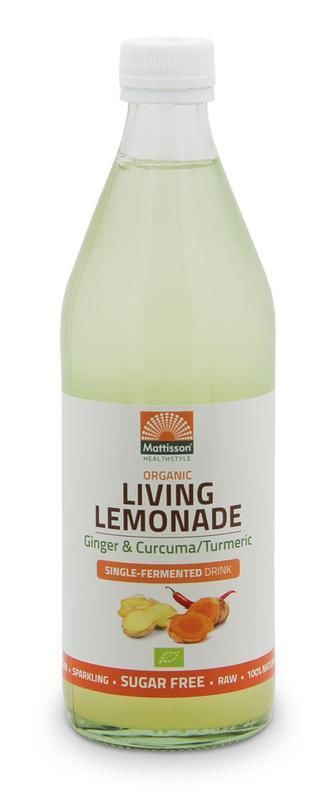 Living Lemonade Ginger & Curcuma 500 milliliter - Mattisson