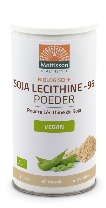 Soja Lecithine -96 Poeder Bio 200 gram - Mattisson