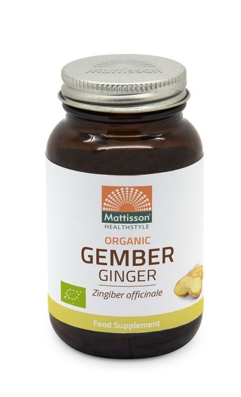 Gember Bio 120 vegetarische capsules - Mattisson