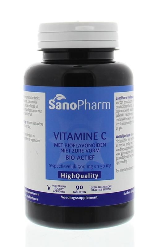 Vitamine C 500 mg & Bioflavonoiden 90 tabletten - Sanopharm