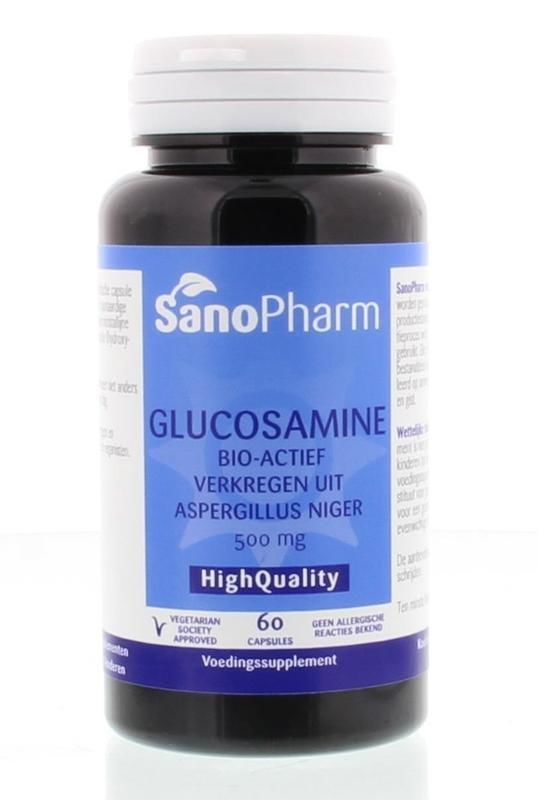 Vitamine D Glucosamine HCI 500 mg 60 capsules - Sanopharm