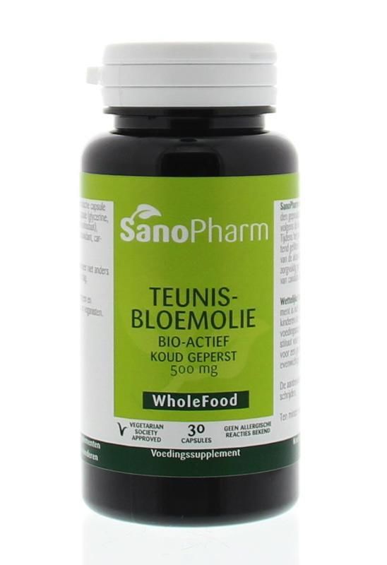 Teunisbloemolie 500 mg 30 capsules - Sanopharm