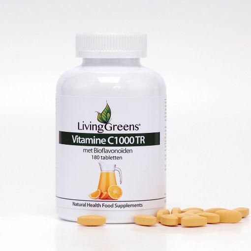 Vitamine C 1000 mg TR 180 tabletten - Livinggreens