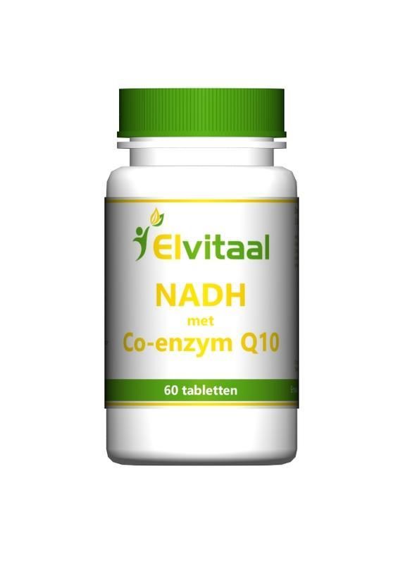 NADH met Co Enzym Q10 60 tabletten - Elvitaal