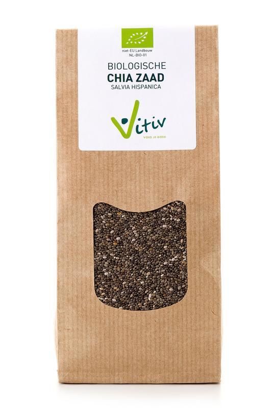 Biologische Chia Zaad 250 gram - Vitiv