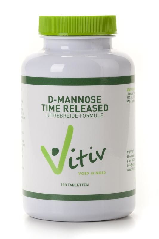D Mannose Time Released 100 tabletten - Vitiv