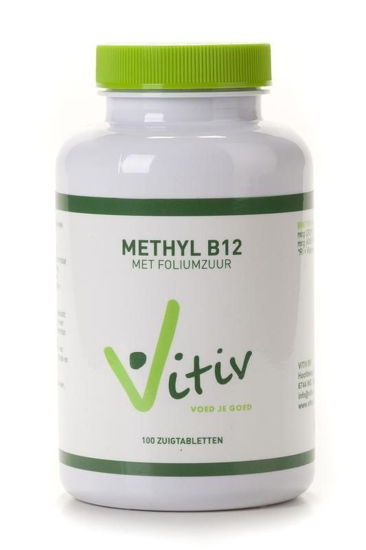 Methyl B12 100 zuigtabletten - Vitiv