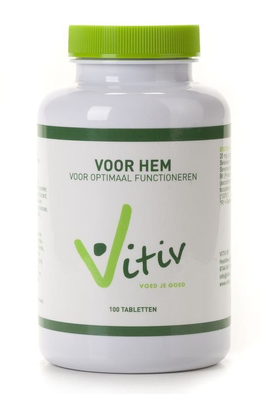 Voor Hem 100 tabletten - Vitiv