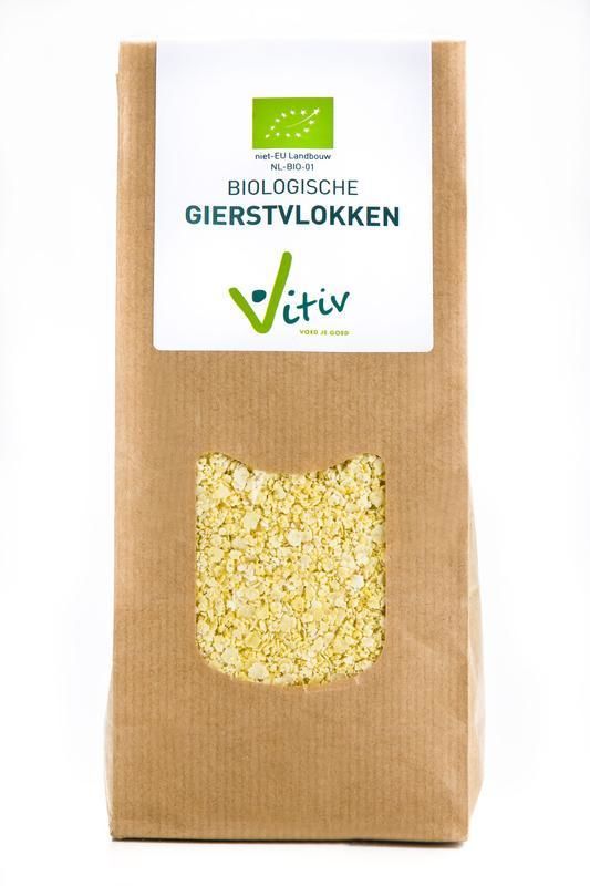 Biologische Gierstvlokken 500 gram - Vitiv
